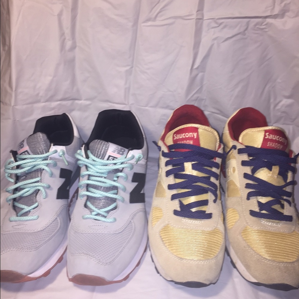 Sauconys and new balances