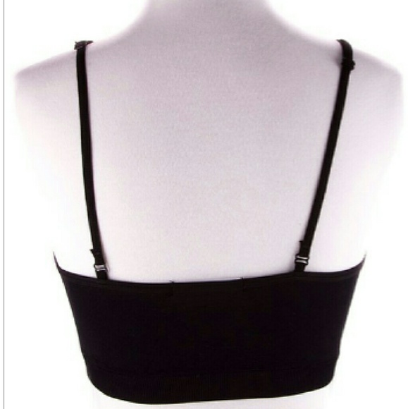 Black Seamless Bralette - Picture 2 of 2