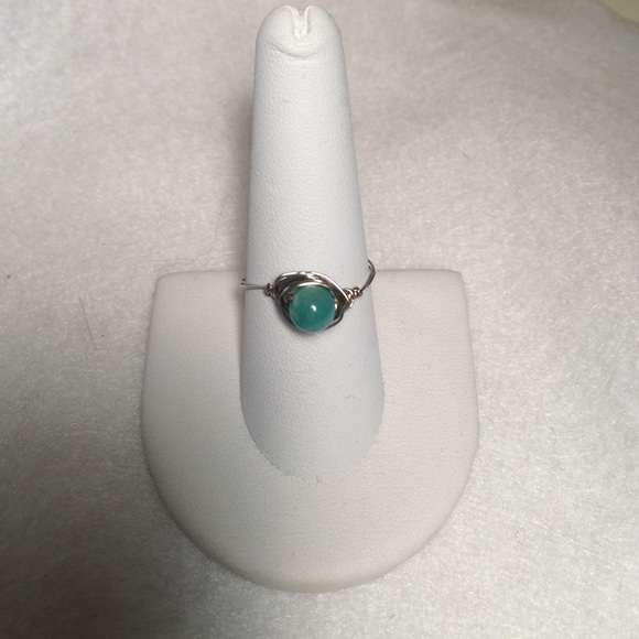 🔴 GENUINE AQUA AURA CRYSTAL QUARTZ RING - Picture 3 of 5