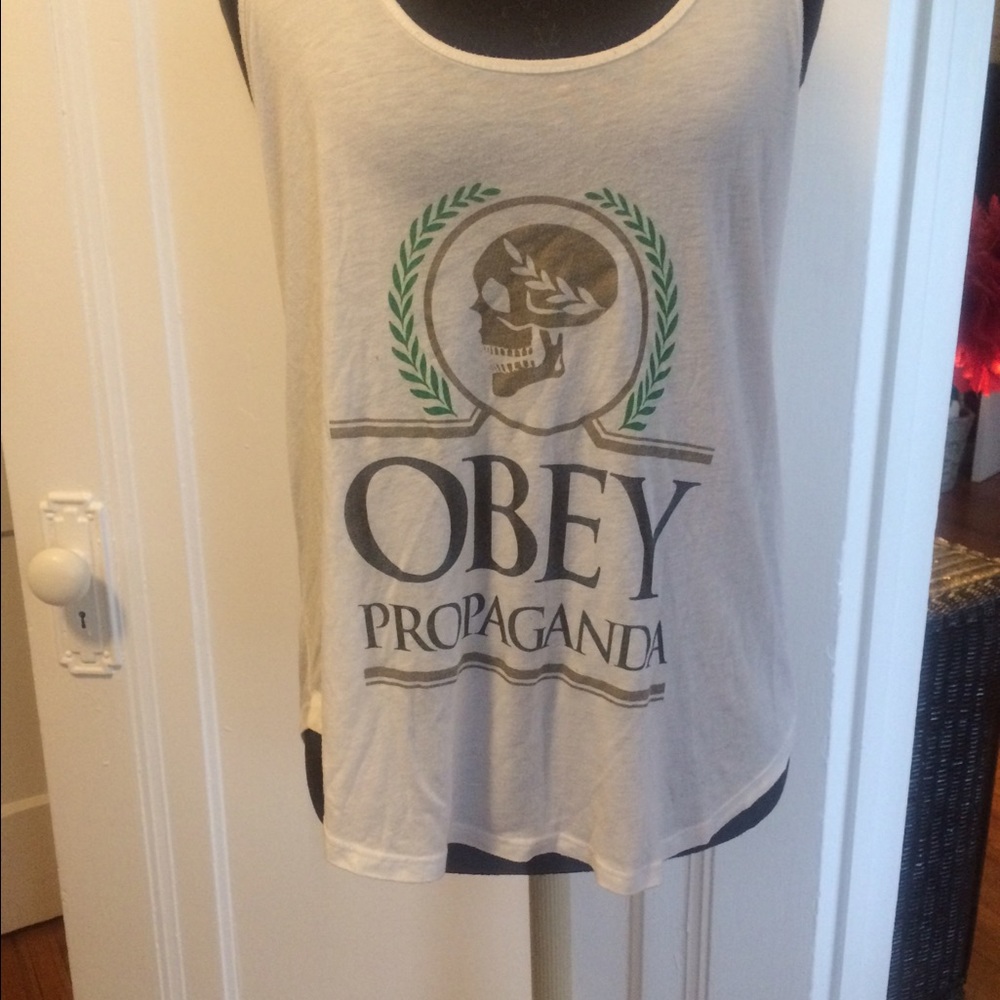 Women's OBEY tank size large