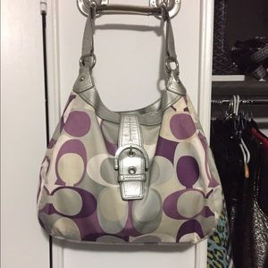 Coach hobo bag with matching wallet