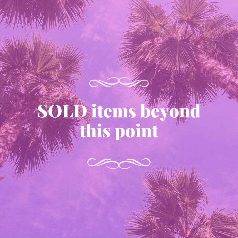 Everything past this point is sold! 😊