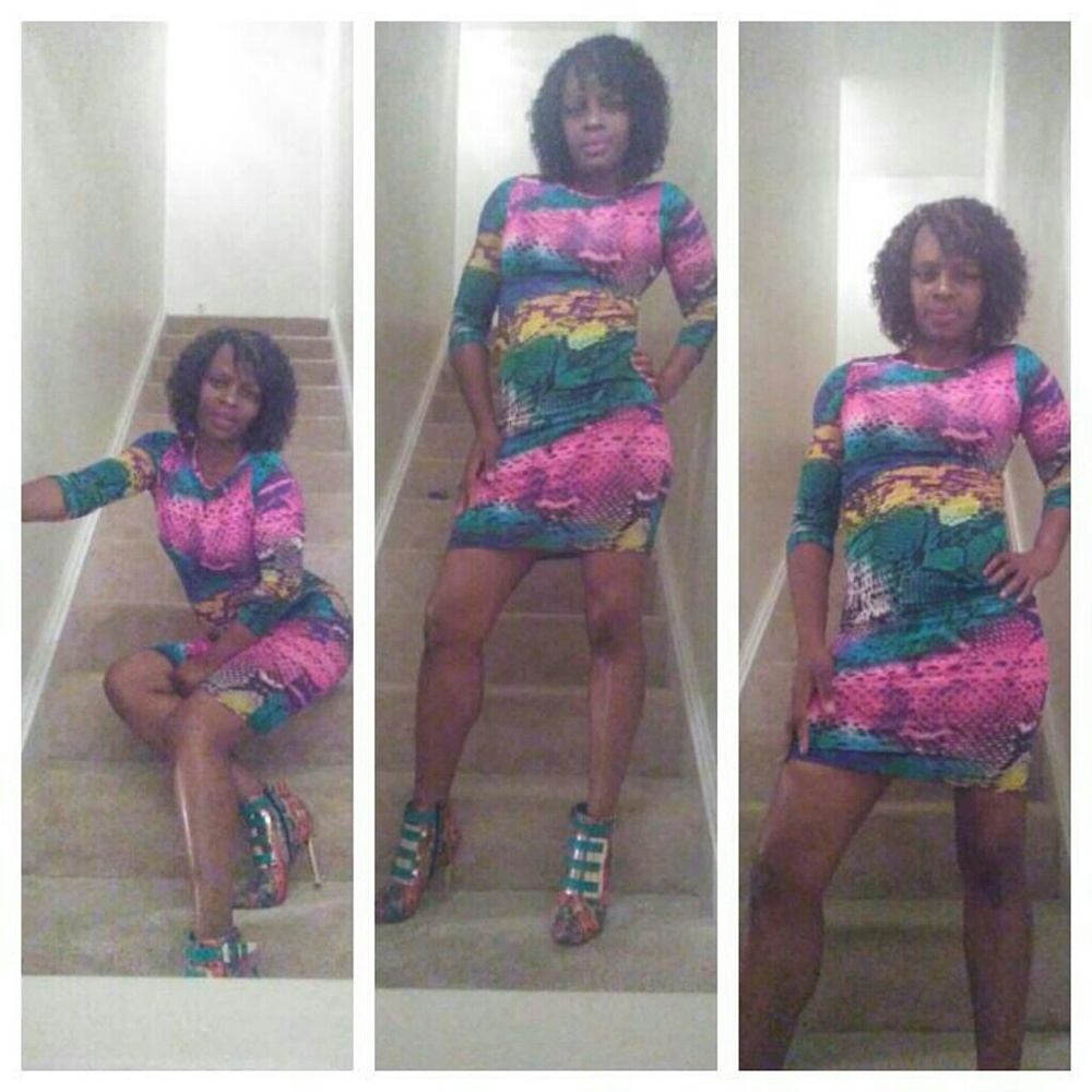 Multi-Colored Snake Pattern Booties - image 5