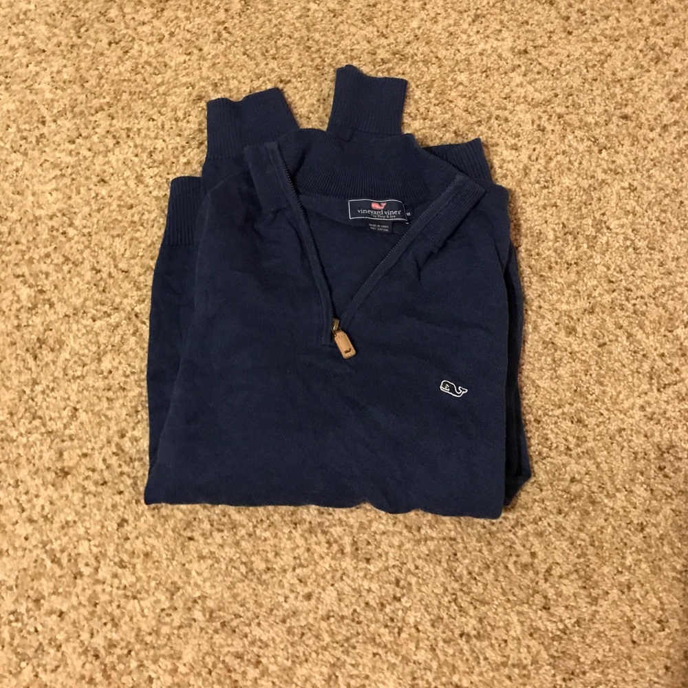 Vineyard vines quarter zip sweater
