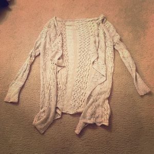 Light gray cardigan