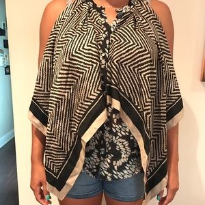 SALE!! Elizabeth & James Trapeze Silk Tank Blouse