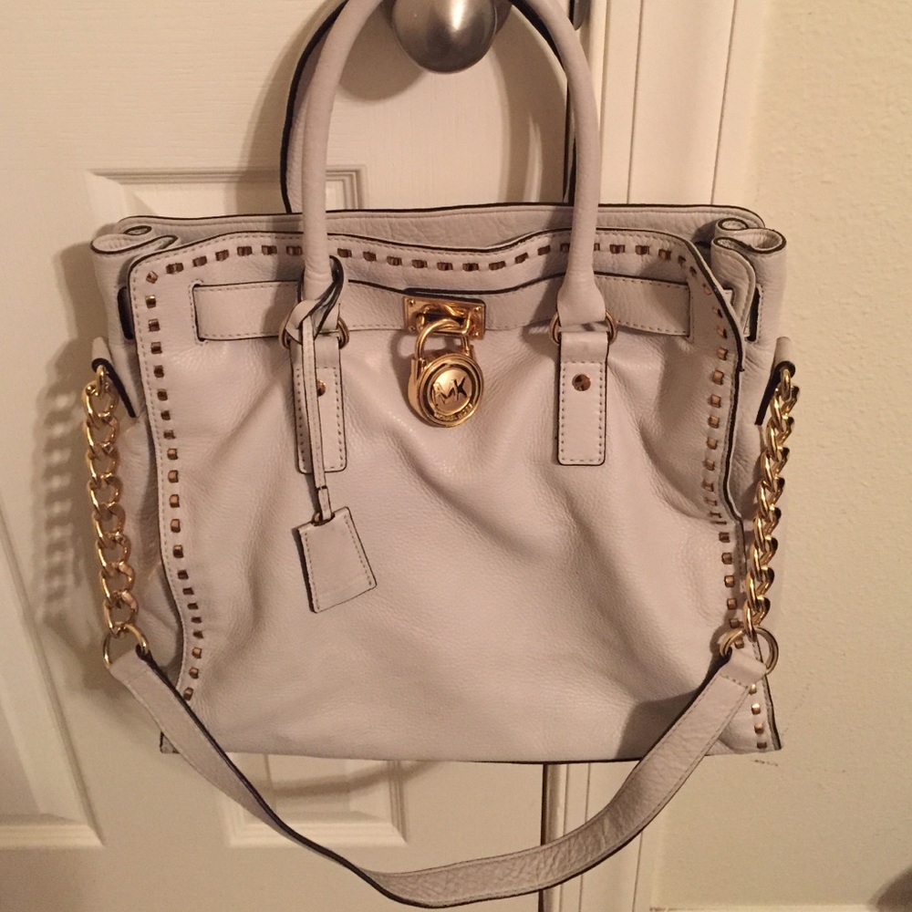 Large off white michael kors bag