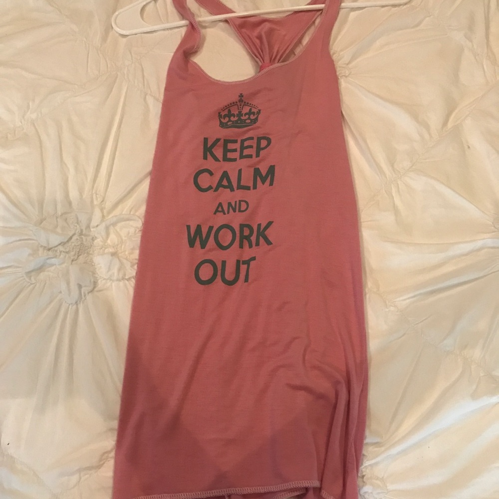 Keep calm workout tank!! - Picture 1 of 3