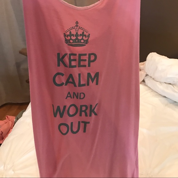 Keep calm workout tank!! - Picture 2 of 3