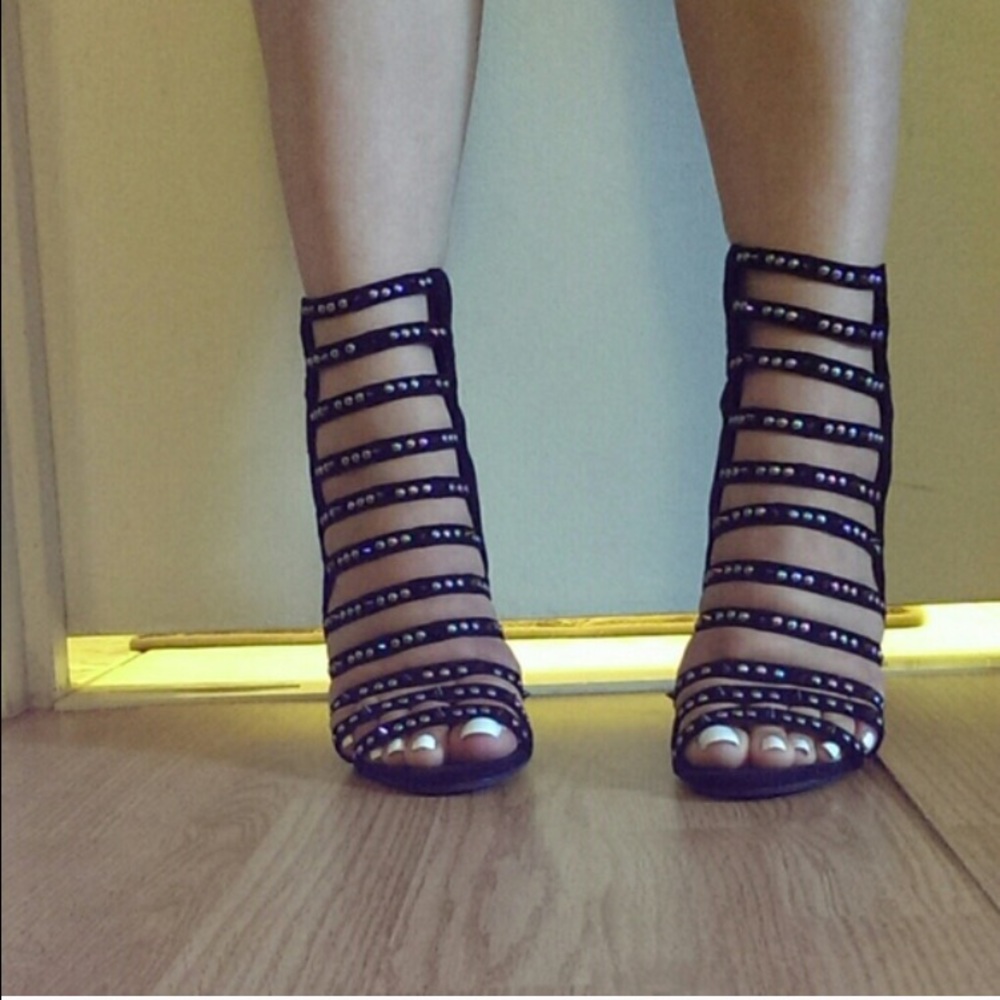 Jessica Simpson heels with studs