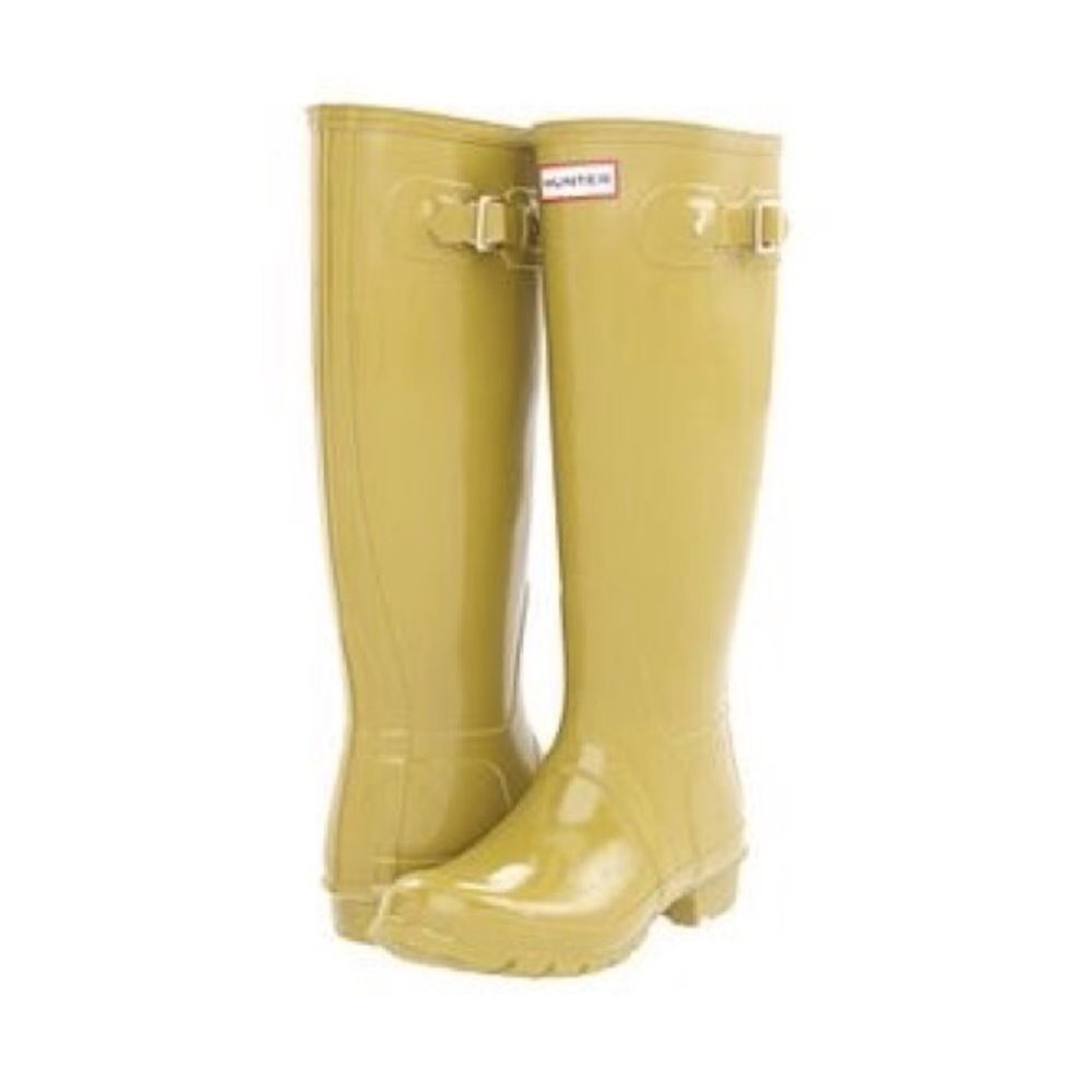 Nude Tan Hunter Original Tall Rain Boots Size 7
