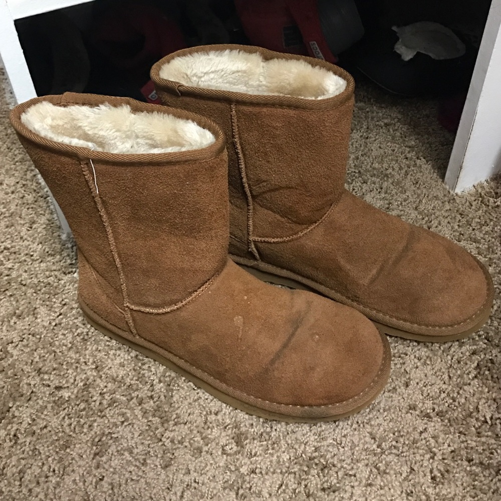 Furry boots. Very soft.