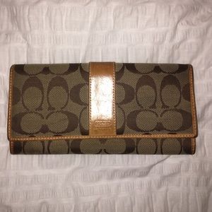 Coach Fold Over Wallet