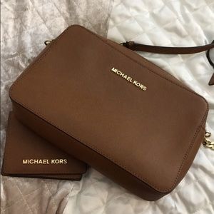 Michael Kors cross body bag with matching wallet