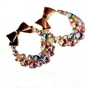 Christmas wreath studs