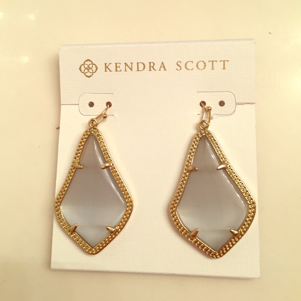 Kendra Scott Slate Alex earrings