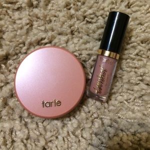 Mini tarte blush and matte lip paint
