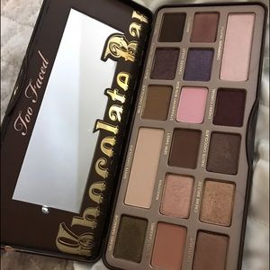 Two faced chocolate bar