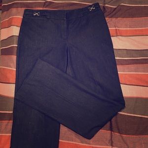 NavyBlue NY&Co. Business Slacks in LONG