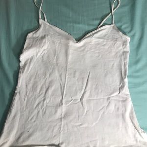 Basic white tank top