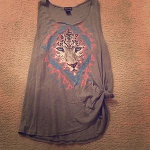 Leopard tank top.