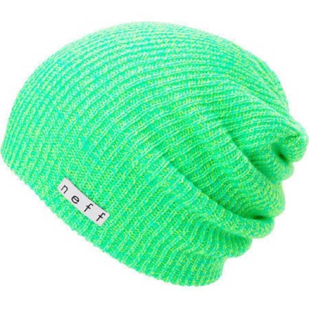 Neff Heather Green and Blue beanie