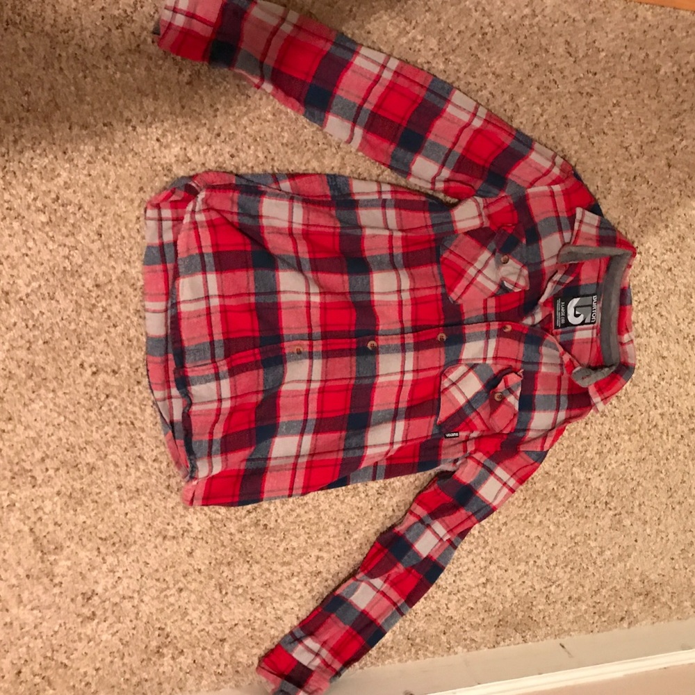 Kids burton flannel