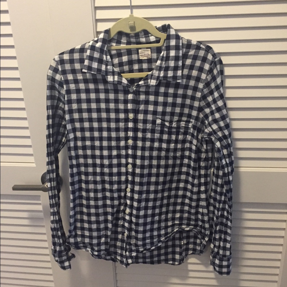 Gingham women's oxford