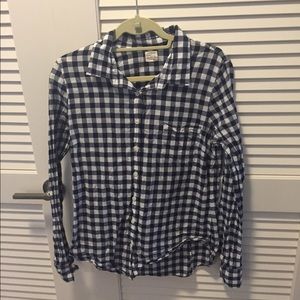 Gingham women's oxford