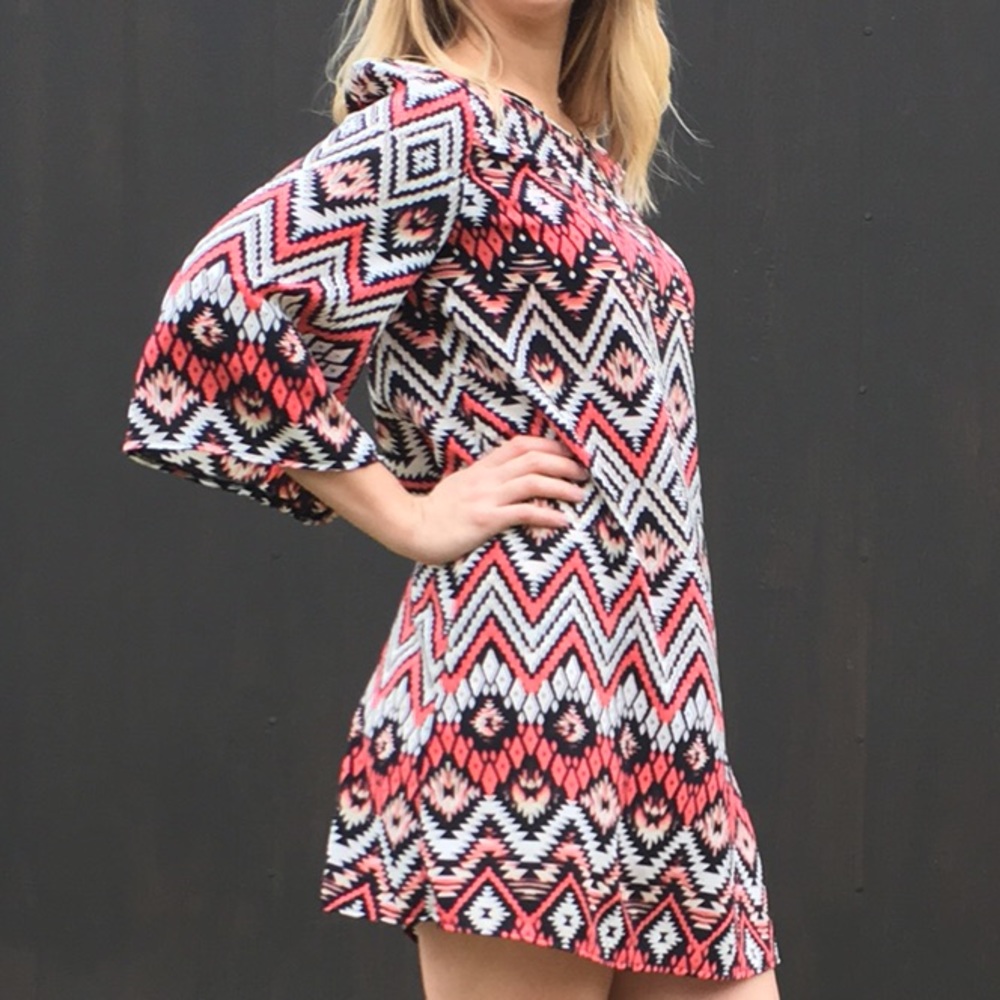 Aztec Shift Dress