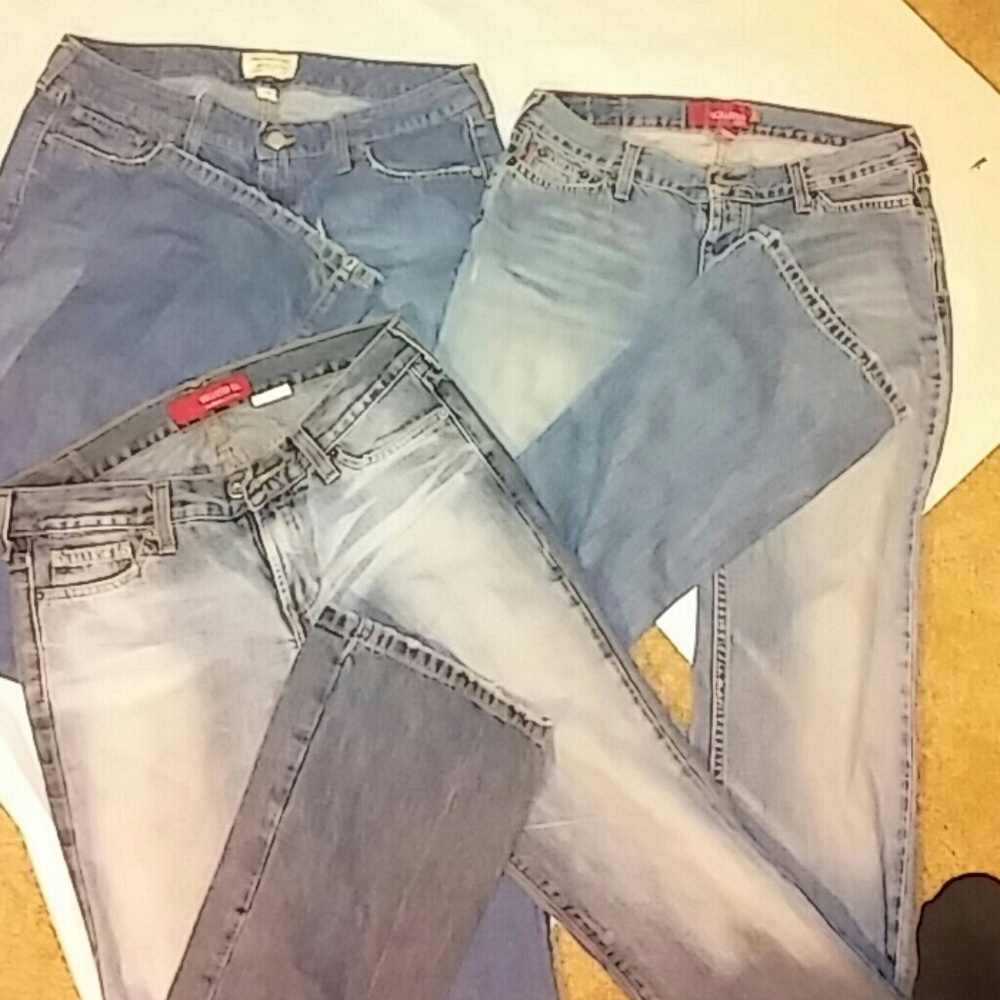 Jean bundle like new 3 pairs medium rinse