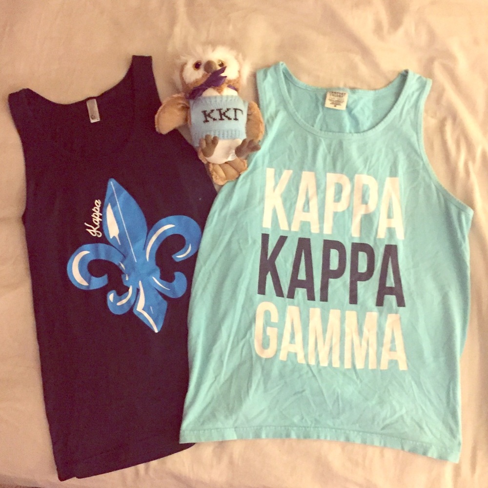 Kappa kappa gamma tanks