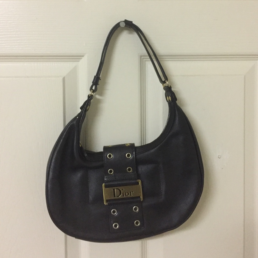 BLACK DIOR PURSE