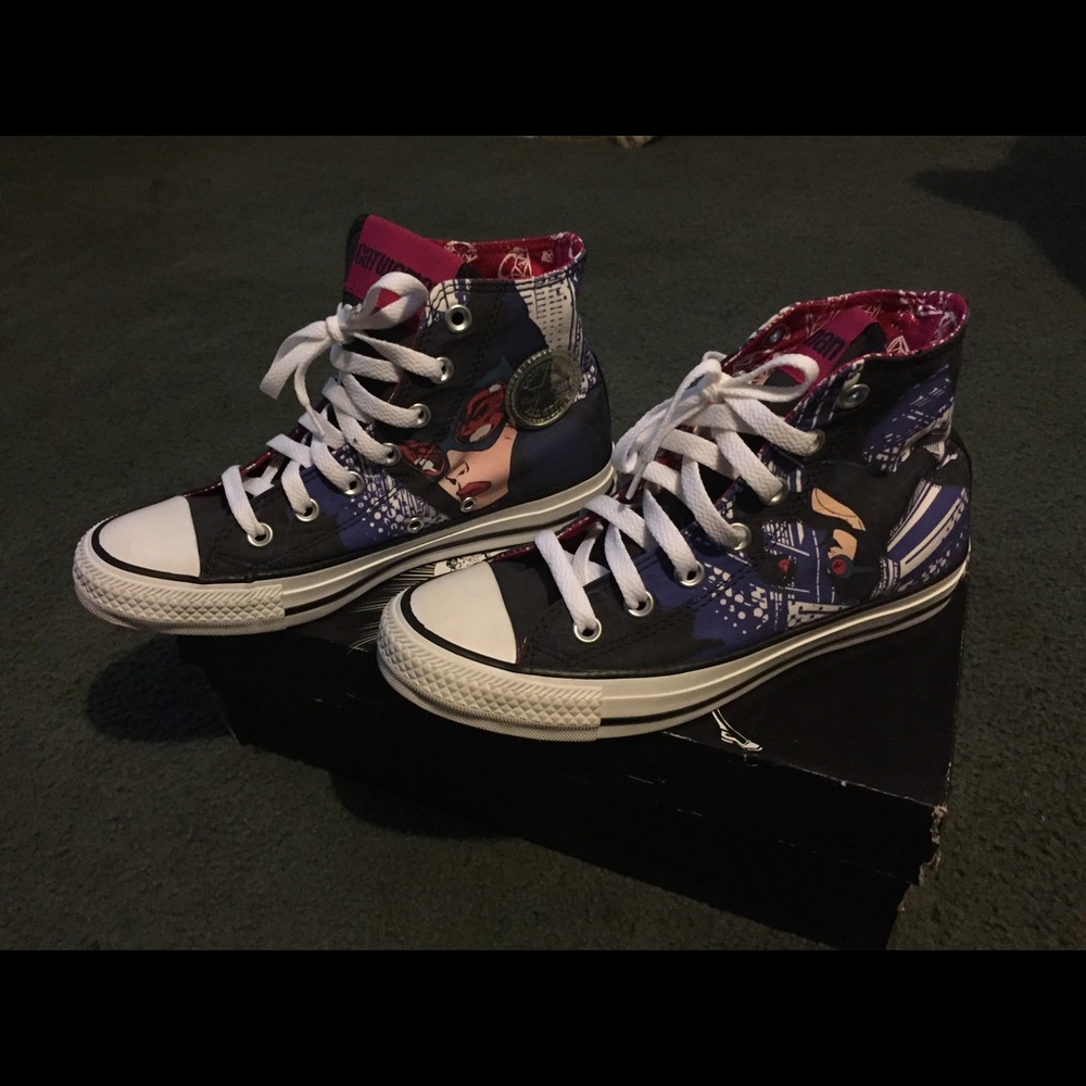 NEW Converse 4 MEN 6 WMN Unisex DC Cat Woman Shoes