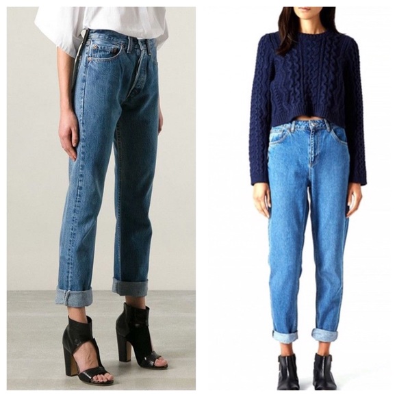 Lee Denim - LEE VINTAGE 90's MOM JEANS DARK BLUE WASH