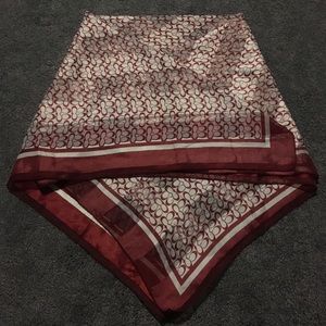 Coach 100% Silk Scarf