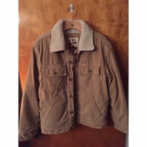 Old Navy Men's Corduroy Faux Sheepskin Jacket