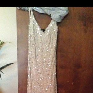 Nude/sparkle formal dress