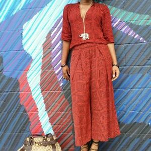 Matching pants and top