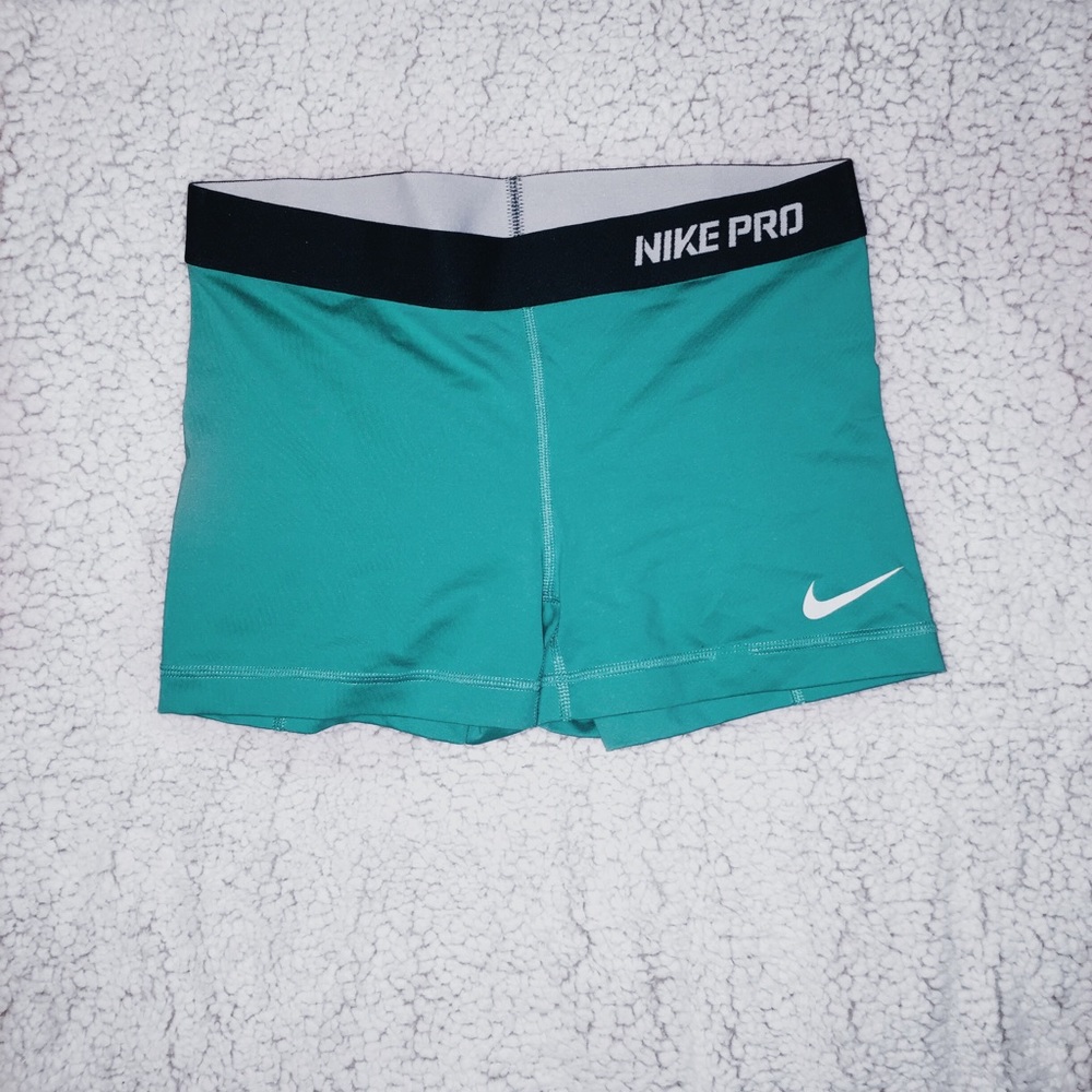 Teal Nike Pro Spandex