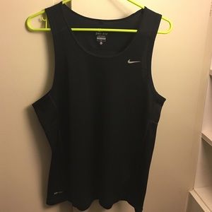 Nike Dri Fit Black Tank Top