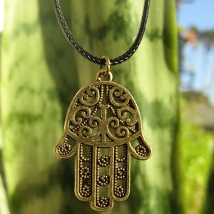 50% Off Hamsa hand necklace