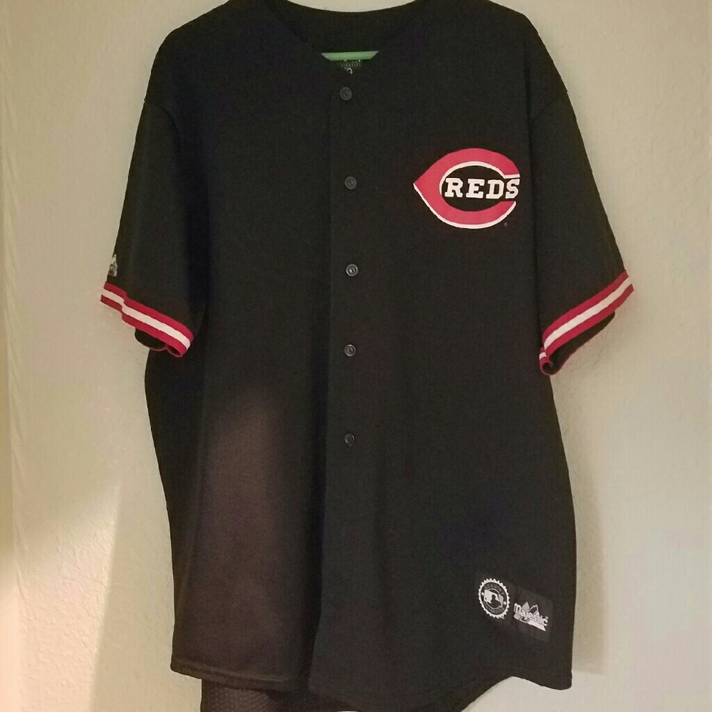 Majestic Cincinnati Reds Ken Griffey Jr Jersey XL