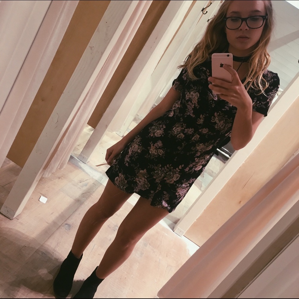 brandy melville floral dress