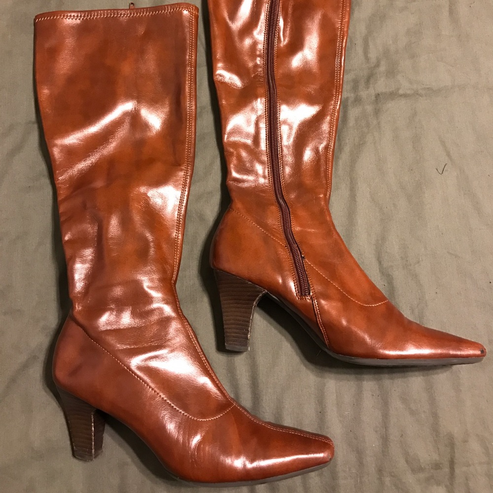 Like-New! Terra-cotta Risky Pizness Boots