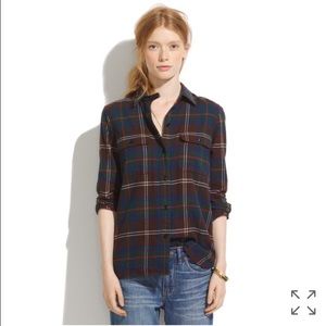 Madewell plaid shirt