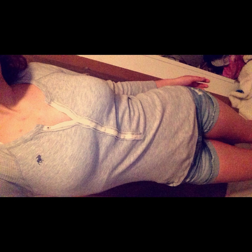 Abercrombie & Fitch 3/4 sleeve t shirt