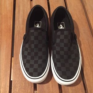 Vans Classic Slip On - Checkerboard Black 5/6.5