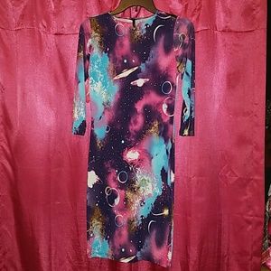 Galaxy Celestial Bodycon Dress