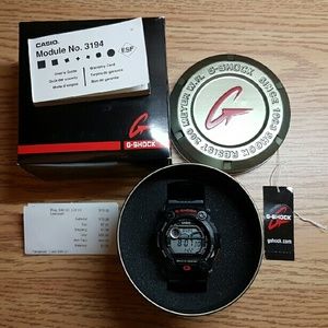 Authentic G-Shock Watch w/ OG Box, Tag, & Receipt